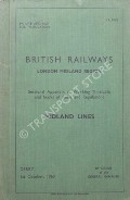Book cover of Sectional Appendix to Working Timetable and books of Rules and Regulations - Midland Lines - 1st October 1960 by British Railways London Midland Region